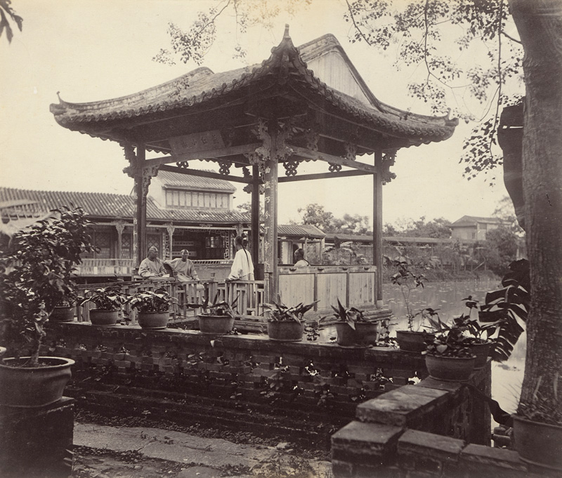Lot 4046, Auction  127, China, Paviilion in Pun-Ting-Qua's Garden, Canton