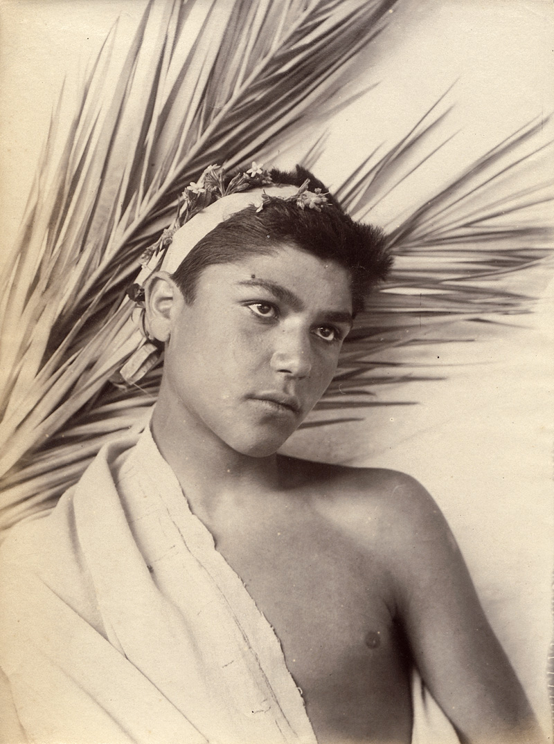 Lot 4072, Auction  127, Gloeden, Wilhelm von, Youth with head band