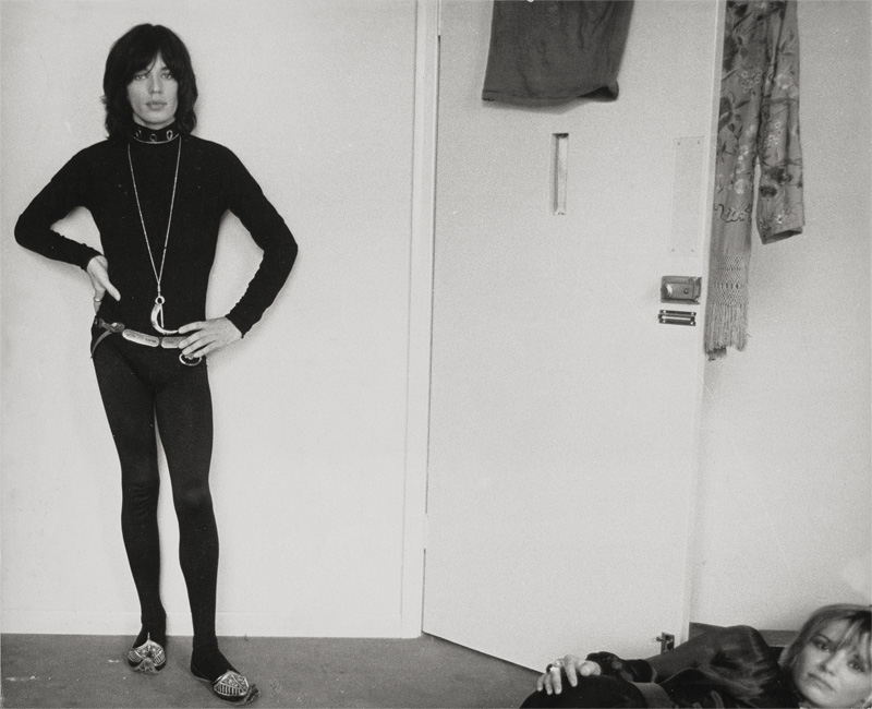 Lot 4136, Auction  127, Beaton, Cecil, Mick Jagger in the film "Performance" with Anita Pallenberg