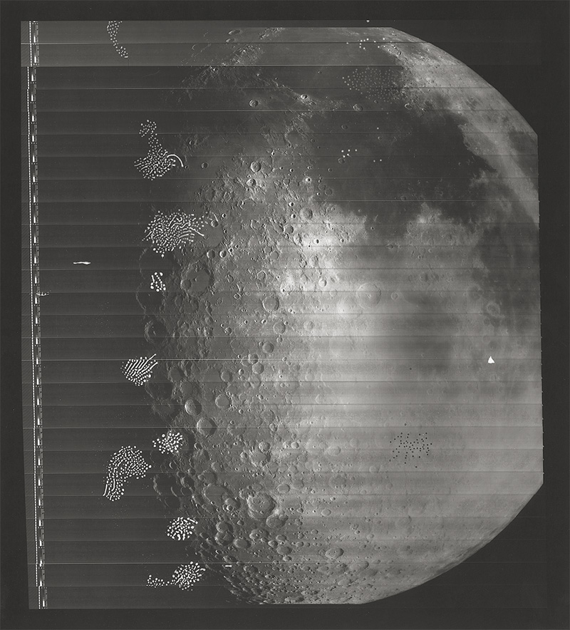 Lot 4237, Auction  127, NASA, Lunar surface taken by Lunar Orbiter IV