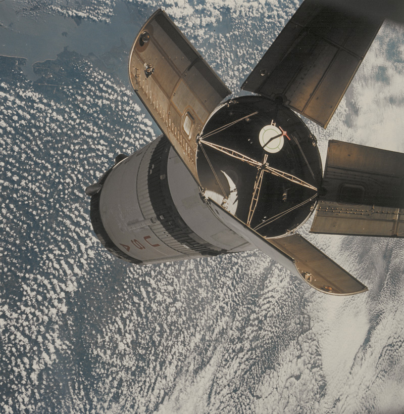 Lot 4240, Auction  127, NASA, The extended Saturn IVB stage as photographed from Apollo 7