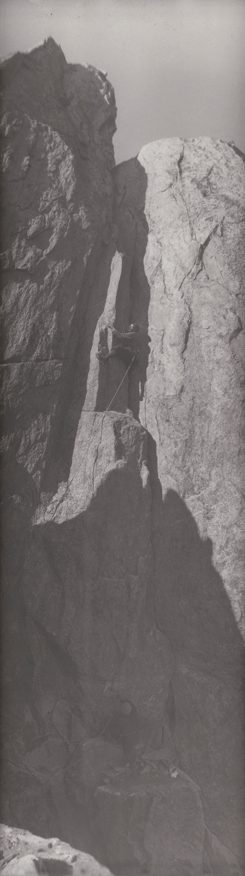 Lot 4289, Auction  127, Tairraz, Georges, Mountaineers at the summit of Aiguille du Grepon (Rateau de Chèvres), near Mont Blanc Massif