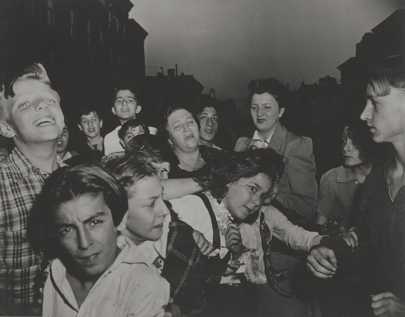 Lot 4306, Auction  127, Weegee, Brooklyn School Children see Gambler Murdered in Street