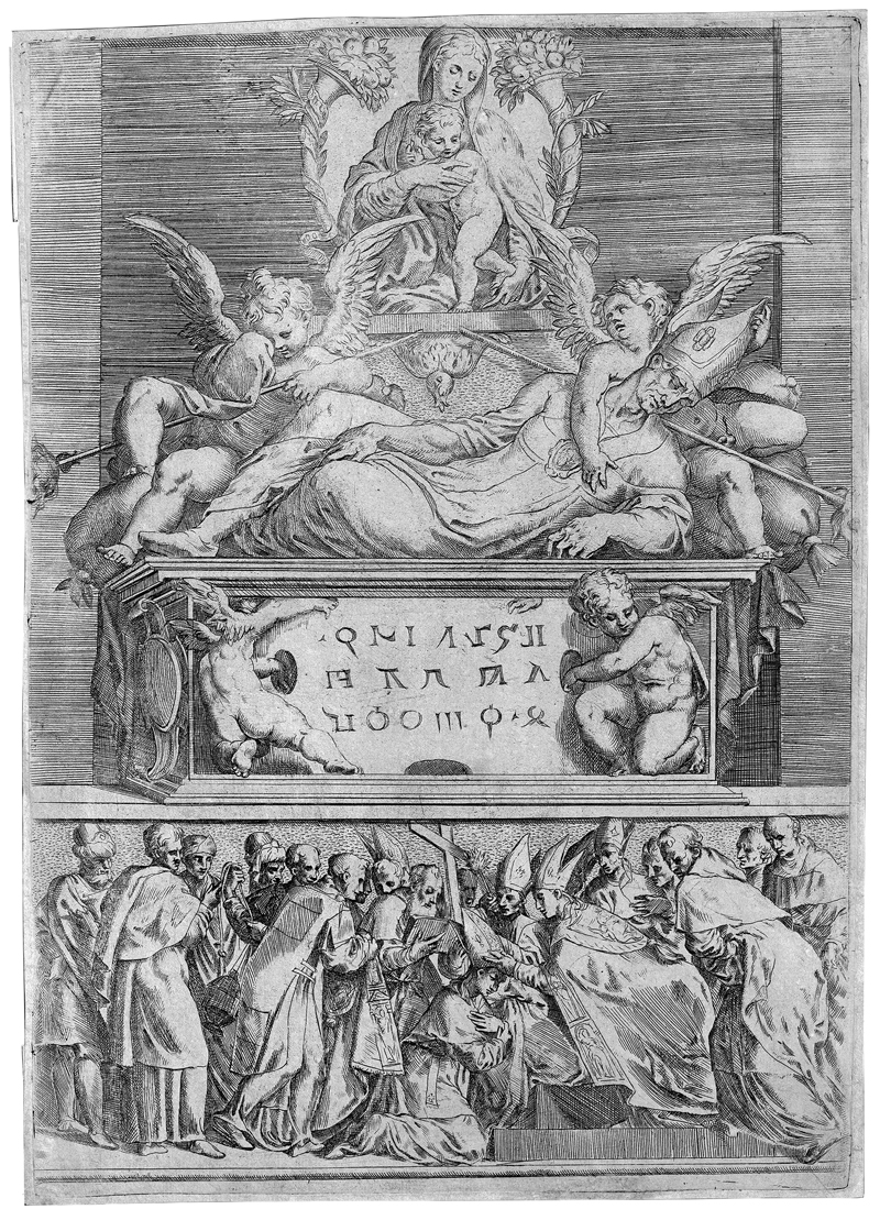 Lot 5004, Auction  127, Angolo, Giovanni Battista d', Das Grabmal eines Bischofs