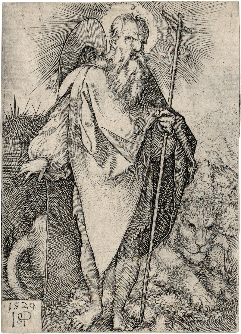 Lot 5013, Auction  127, Beham, Sebald, Der hl. Hieronymus