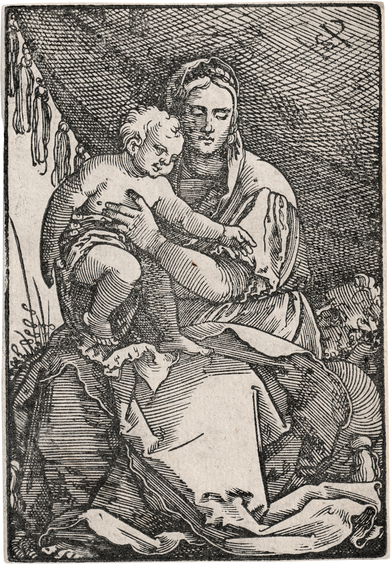 Lot 5016, Auction  127, Beham, Sebald, Die Heilige Familie unter dem Zelt