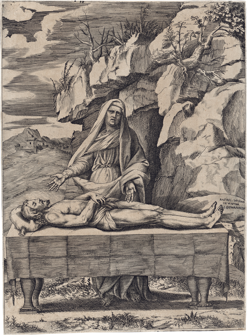 Lot 5028, Auction  127, Bonasone, Giulio, Beweinung