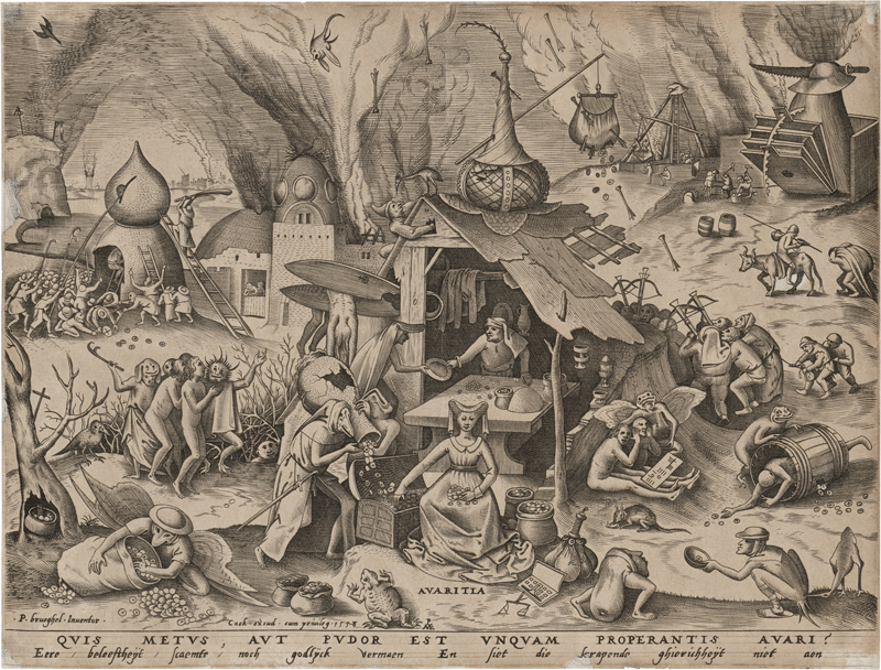 Lot 5035a, Auction  127, Bruegel d. Ä., Pieter - nach, Avaritia - Habgier