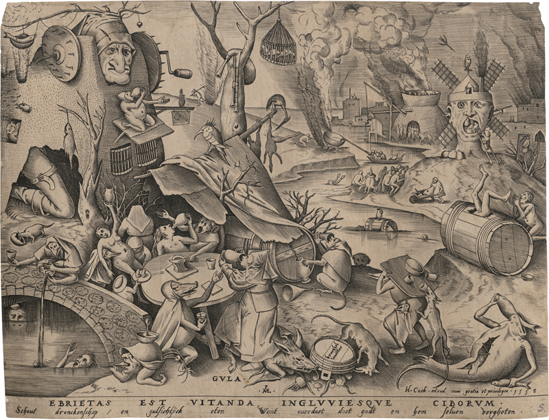 Lot 5036, Auction  127, Bruegel d. Ä., Pieter - nach, Gula - Völlerei