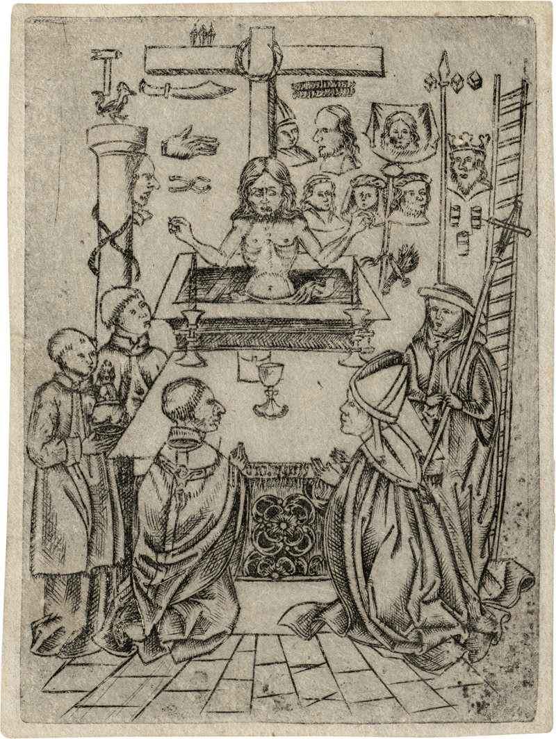 Lot 5056, Auction  127, Deutsch, um 1500. Die Messe des hl. Gregor