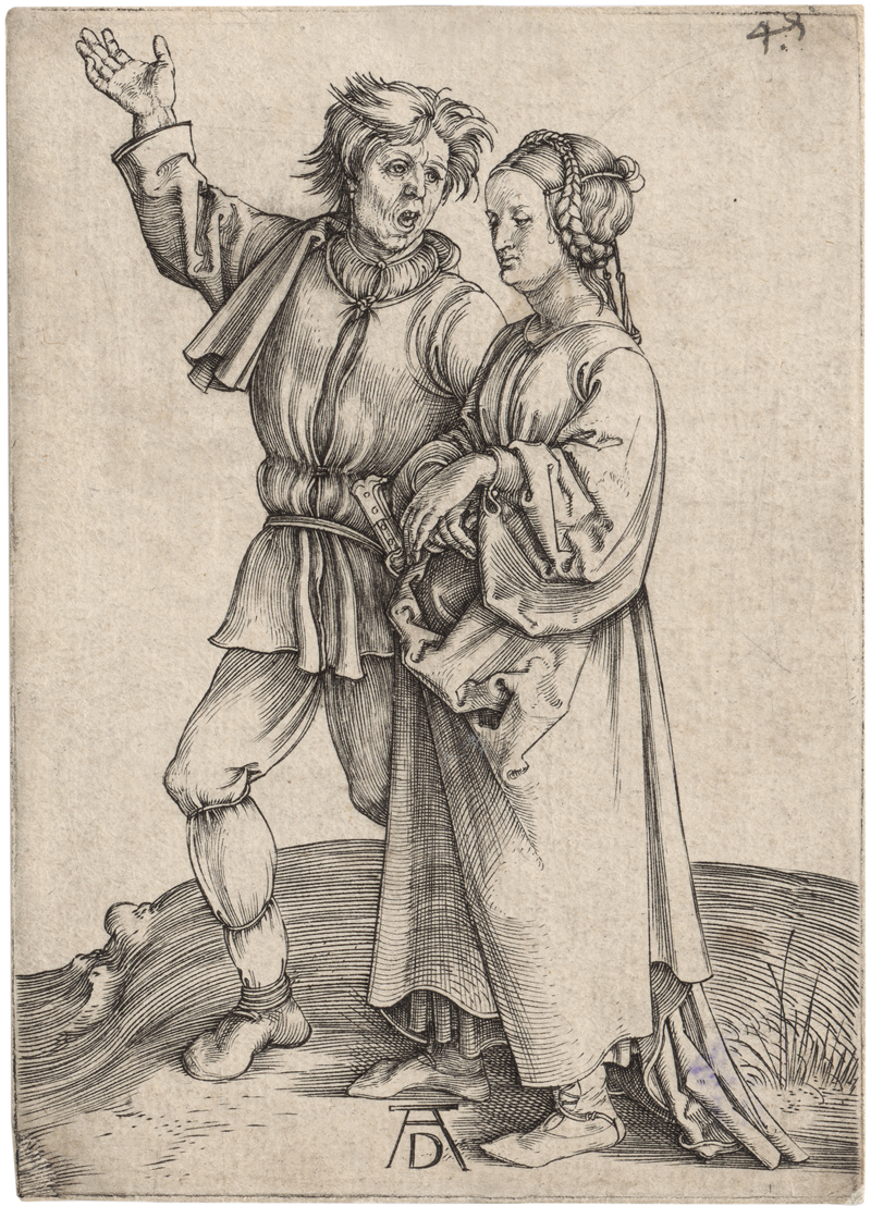 Lot 5075, Auction  127, Dürer, Albrecht, Der junge Bauer und seine Frau