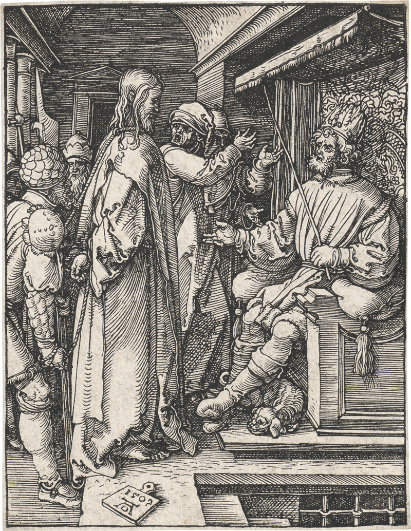Lot 5085, Auction  127, Dürer, Albrecht, Christus vor Herodes