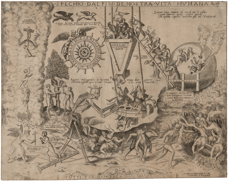 Lot 5132, Auction  127, Italienisch, Spechio dal Fin della nostra vita humana