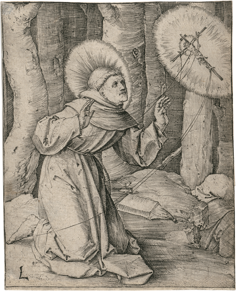 Lot 5145, Auction  127, Leyden, Lucas van, Der hl. Franz von Assisi erhält die Stigmata