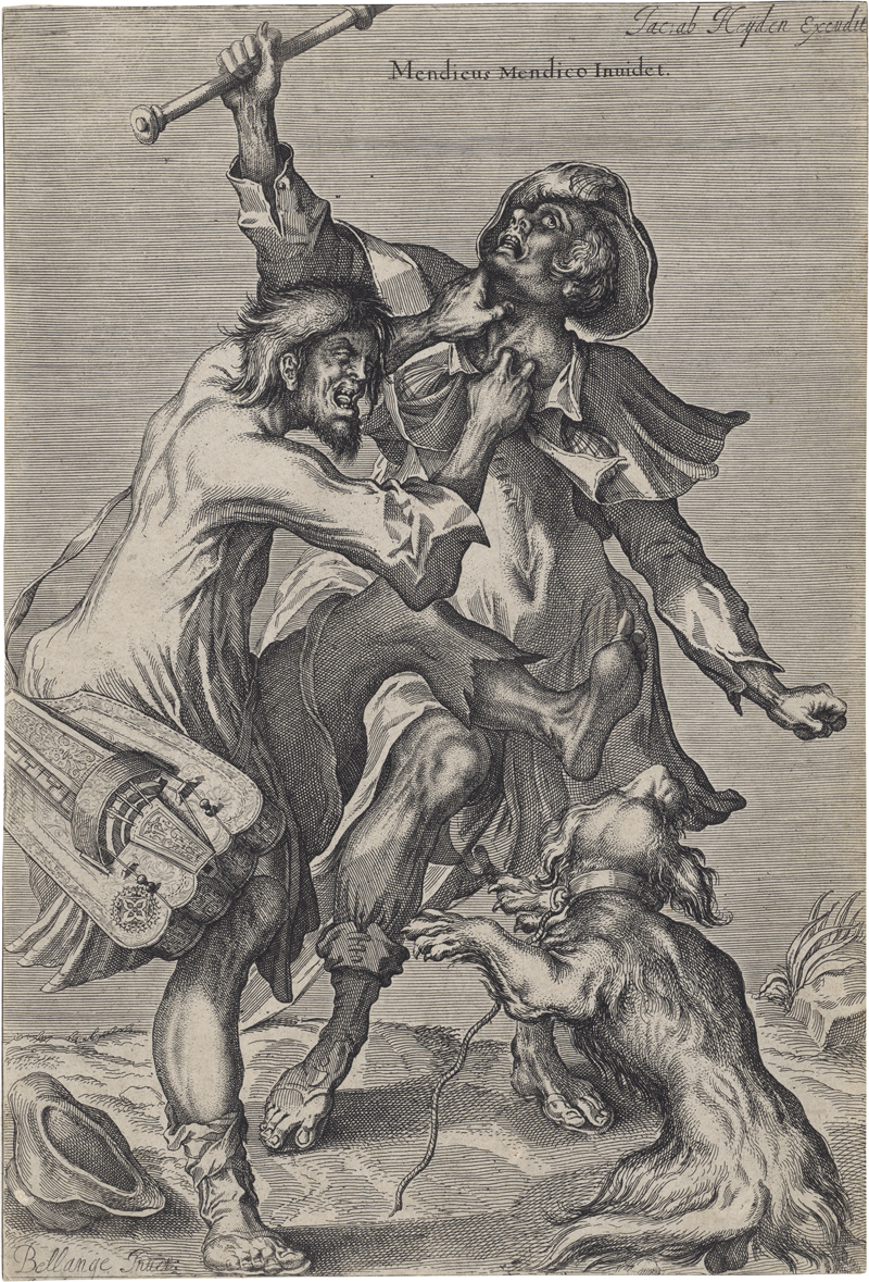 Lot 5158, Auction  127, Merian d. Ä., Matthäus, Zwei raufende Bettler 