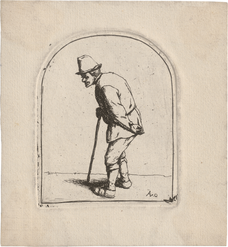 Lot 5177, Auction  127, Ostade, Adriaen van, Bauer mit gekrümmtem Rücken