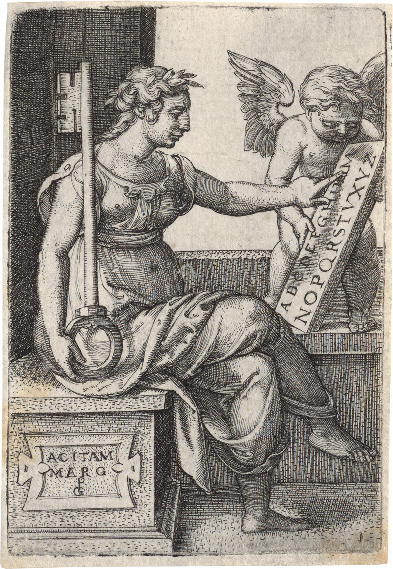 Lot 5184, Auction  127, Pencz, Georg, Grammatica