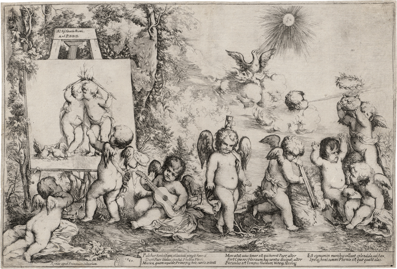 Lot 5189, Auction  127, Podestà, Giovanni Andrea, Allegorie mit Cupido und Putten