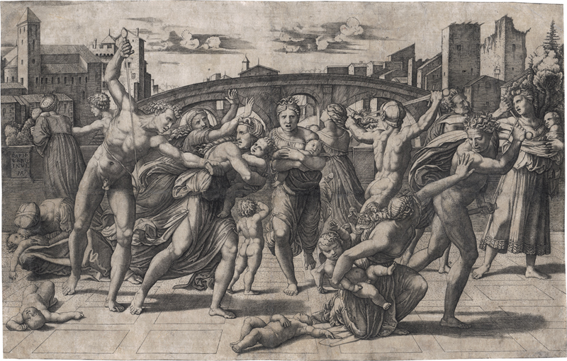 Lot 5192, Auction  127, Raimondi, Marcantonio, Der Bethlehemitische Kindermord