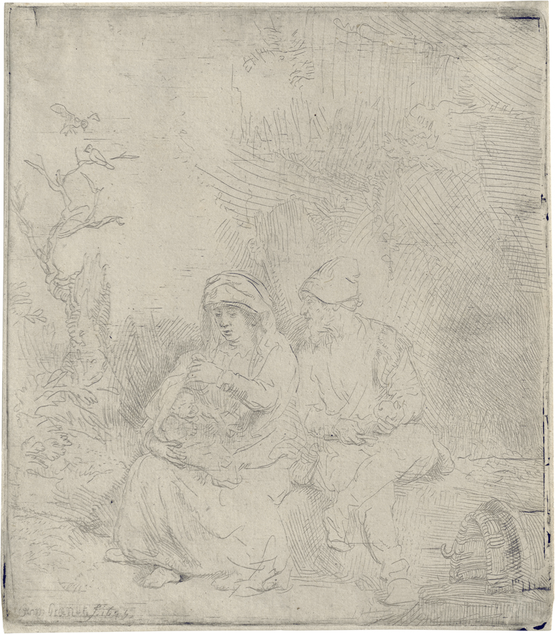 Lot 5197, Auction  127, Rembrandt Harmensz. van Rijn, Die Ruhe auf der Flucht
