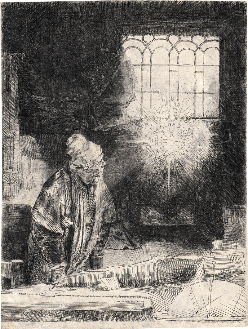 Lot 5207, Auction  127, Rembrandt Harmensz. van Rijn, Gelehrter in seiner Stube, genannt: Faust