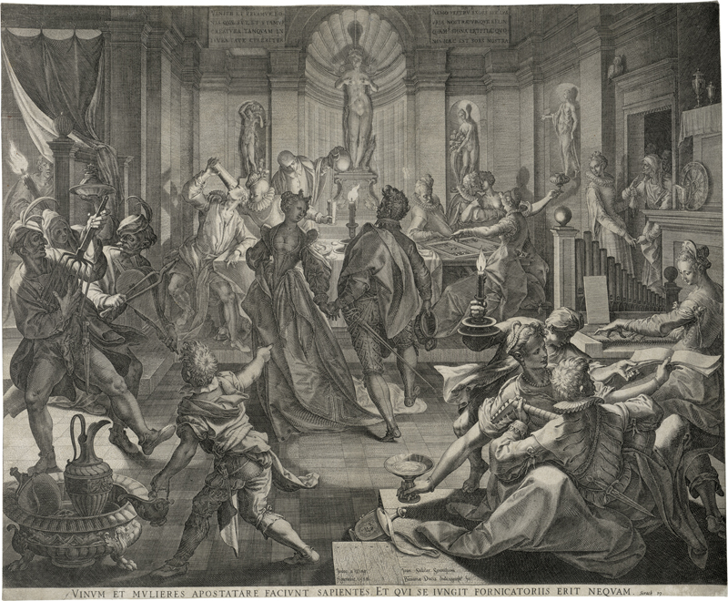 Lot 5218, Auction  127, Sadeler I, Johannes, Der Karneval (oder der verlorene Sohn). 