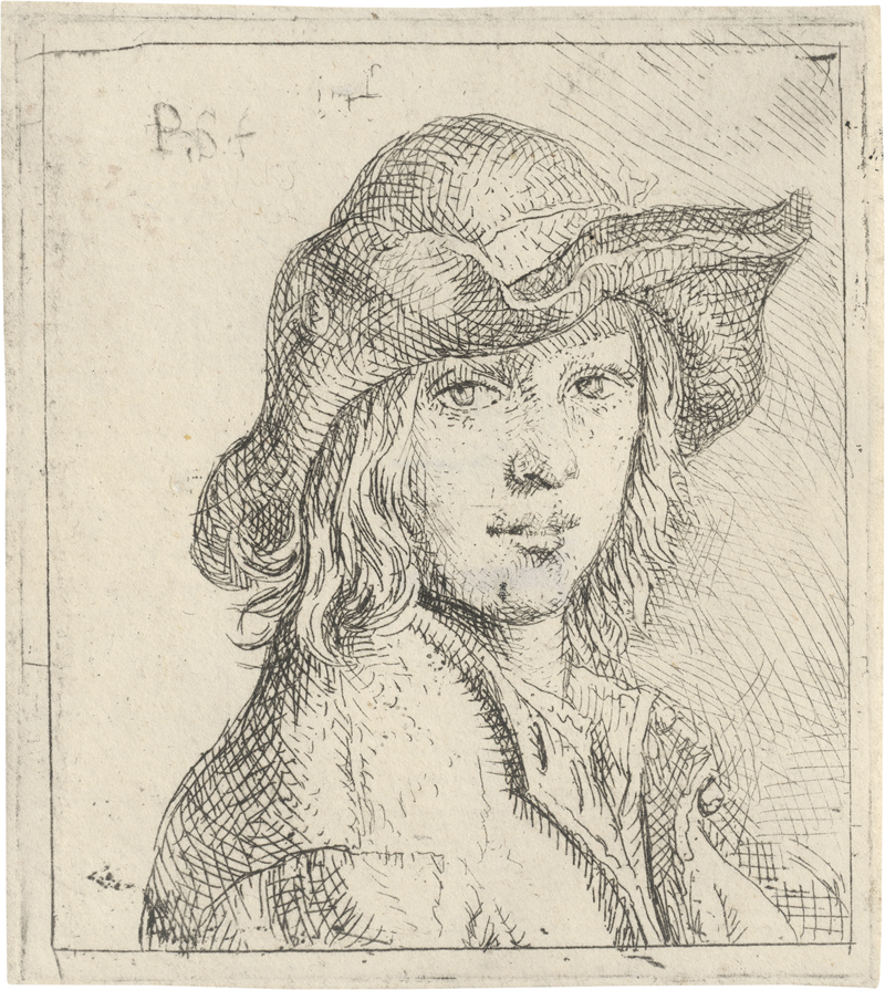 Lot 5229, Auction  127, Snijers, Peter, Brustbild eines jungen Mannes mit Hut