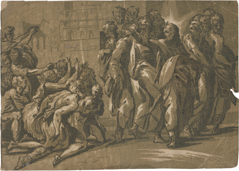 Lot 5243, Auction  127, Vicentino, Niccolò, Christus heilt die Pestkranken