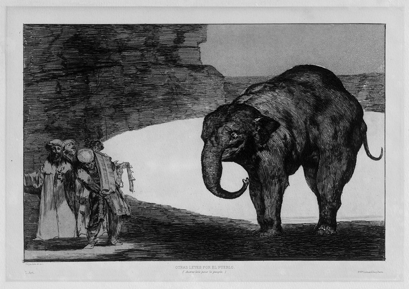 Lot 5276, Auction  127, Goya, Francisco de, Disparate de Bestia (Otras leyes por el pueblo).