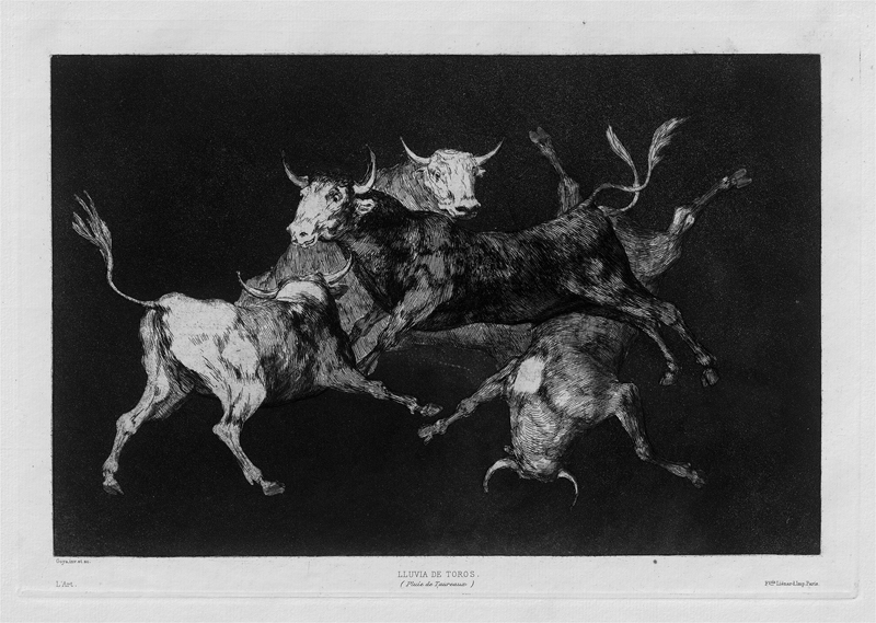 Lot 5277, Auction  127, Goya, Francisco de, Los Proverbios: Vier ergänzende Blätter