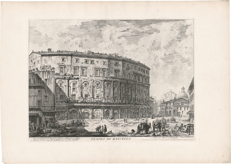 Lot 5292, Auction  127, Piranesi, Giovanni Battista, Teatro di Marcello