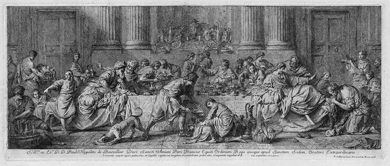 Lot 5306, Auction  127, Subleyras, Pierre, Das Gastmahl im Hause des Simon