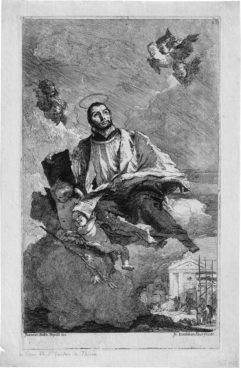 Lot 5312, Auction  127, Tiepolo, Giovanni Domenico, Der hl. Gaetano von Thiene