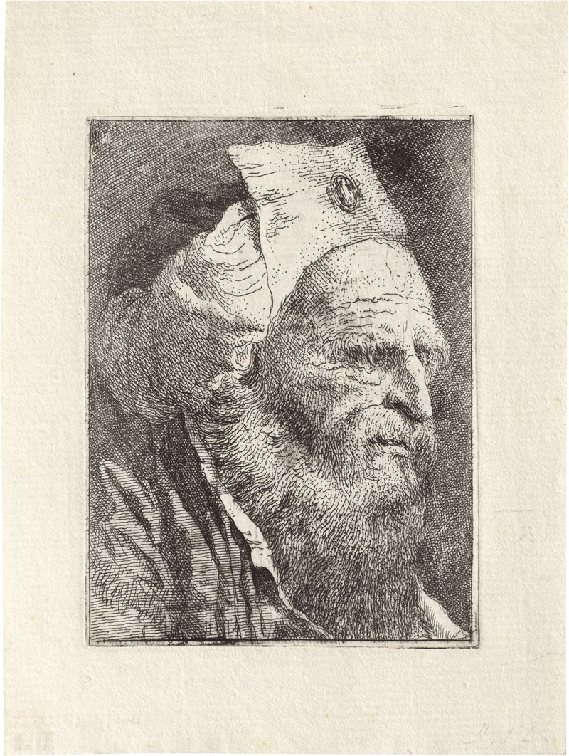 Lot 5313, Auction  127, Tiepolo, Giovanni Domenico, Dreiviertel-Portrait eines Alten mit Bart