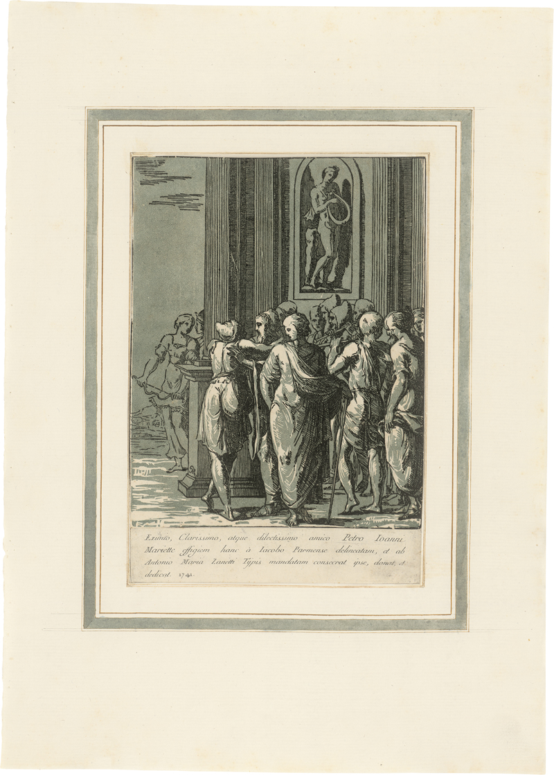 Lot 5320, Auction  127, Zanetti, Anton Maria, Eine Gruppe Männer und Frauen
