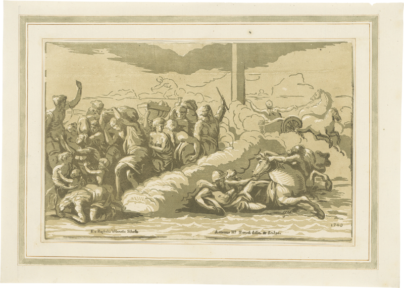 Lot 5321, Auction  127, Zanetti, Anton Maria, Die Israeliten durchqueren das Rote Meer