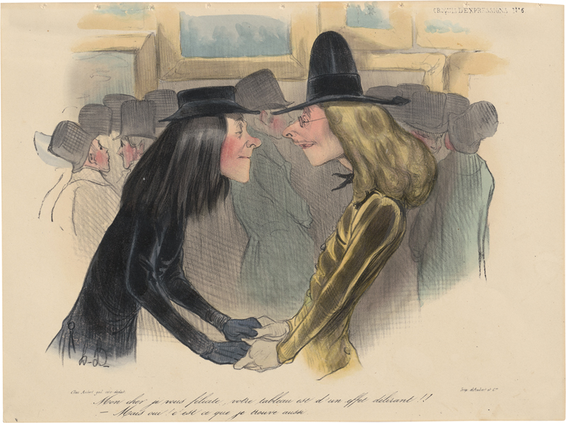 Lot 5337, Auction  127, Daumier, Honoré, Mon cher, je vous félicite...