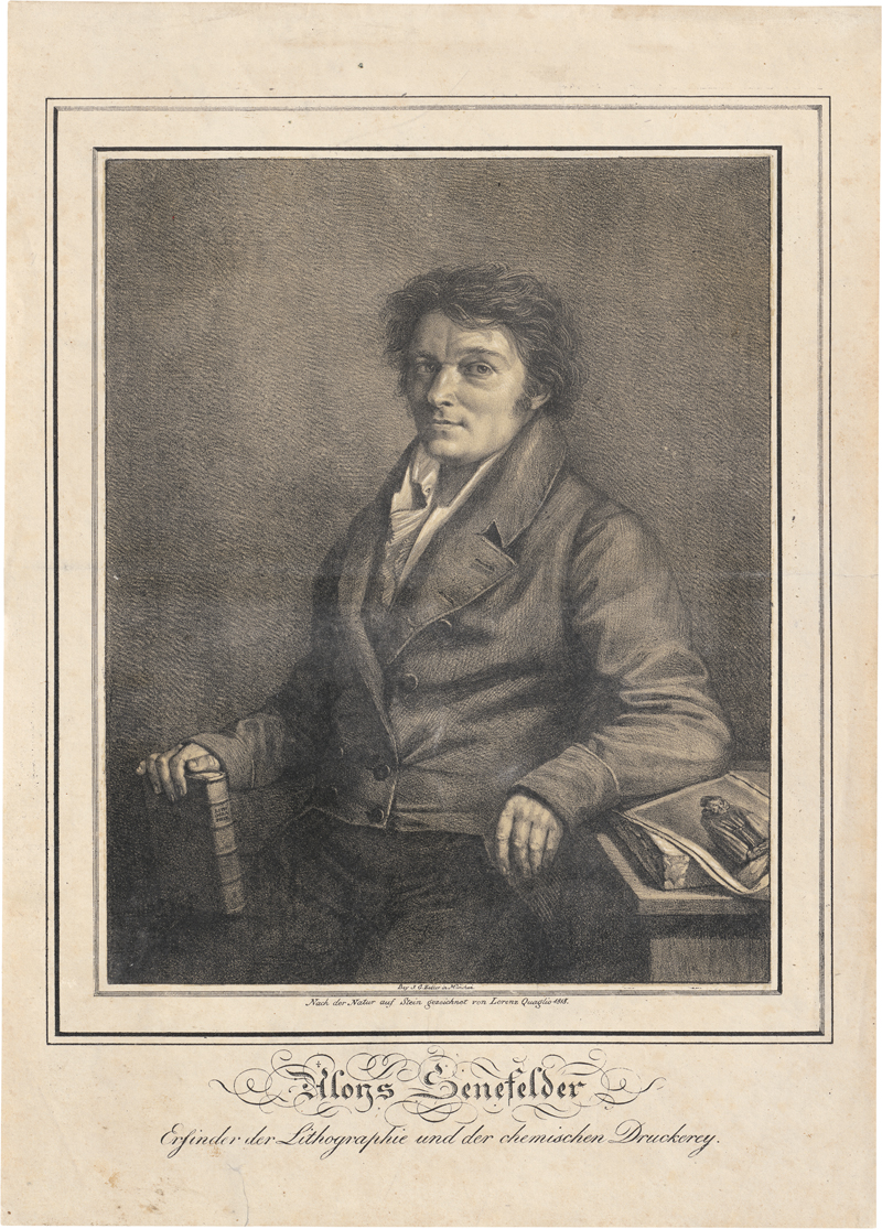 Lot 5371, Auction  127, Quaglio, Lorenzo, Aloys Senefelder 