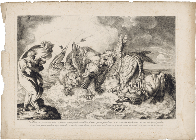 Lot 5379, Auction  127, Sabatelli, Luigi, Die Vision Daniels