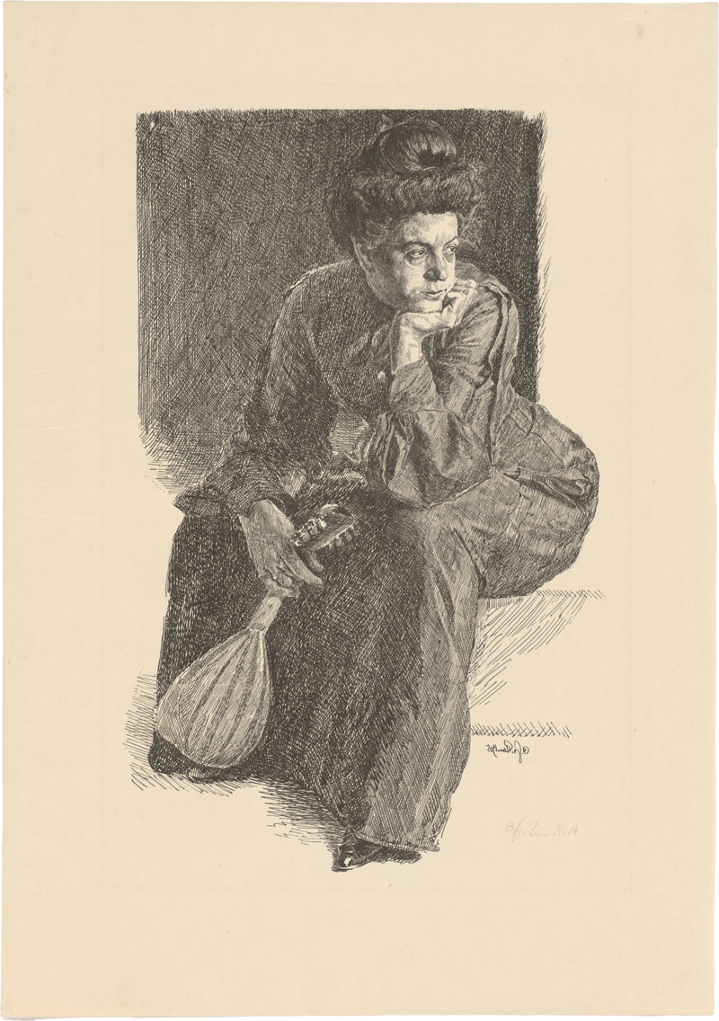 Lot 5392, Auction  127, Greiner, Otto, Nannina (Bildnis der Gattin des Künstlers)