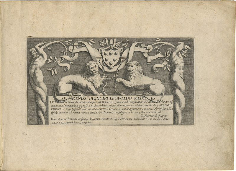 Lot 5436a, Auction  127, Bartoli, Pietro Santi, Das Leben von Papst Leo X.
