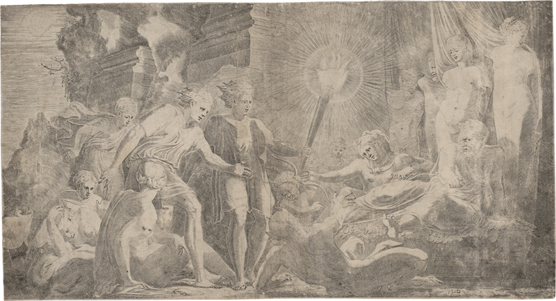 Lot 5475, Auction  127, Davent, Leon, Herkules im Bett mit Omphale