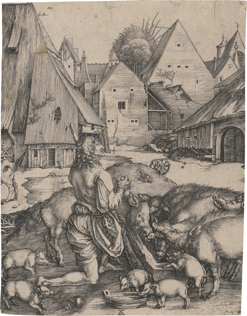 Lot 5480, Auction  127, Dürer, Albrecht, Der verlorene Sohn