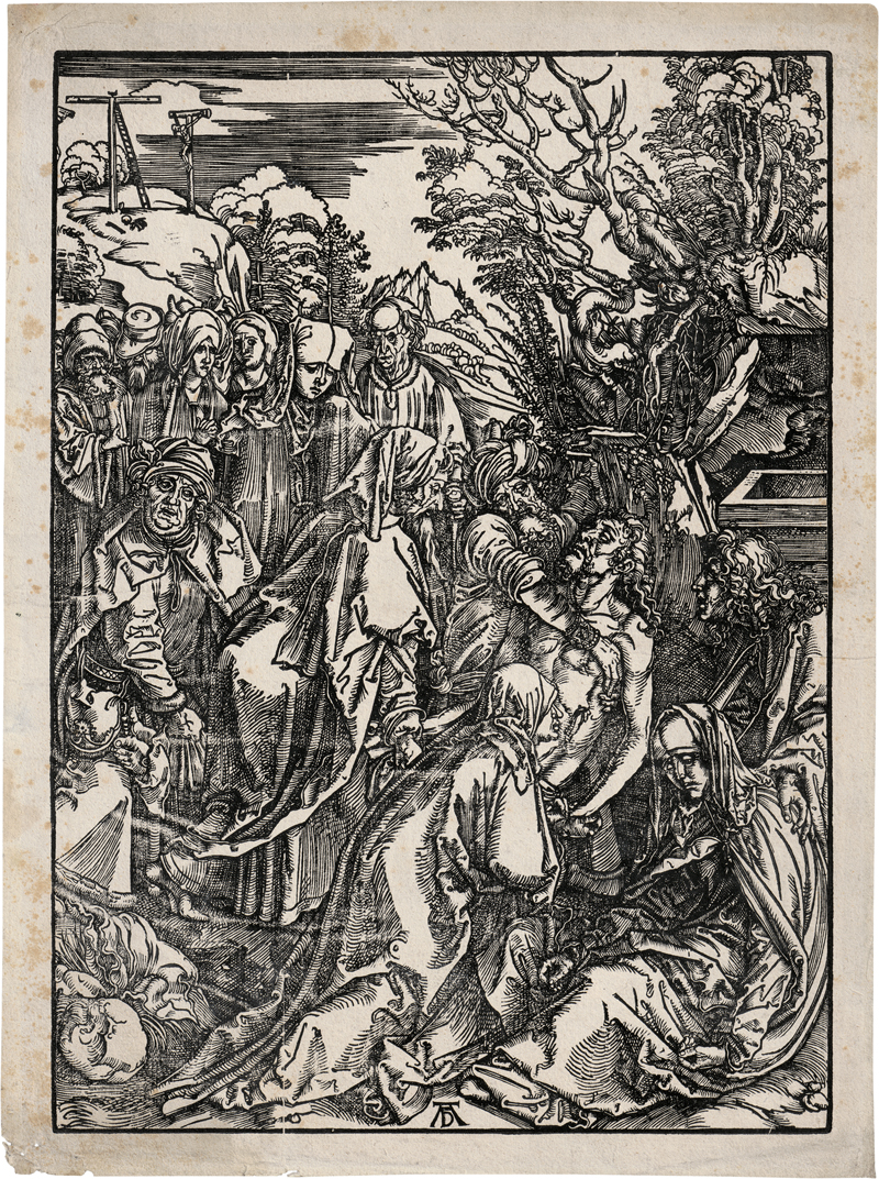Lot 5489, Auction  127, Dürer, Albrecht, Die Grablegung. 