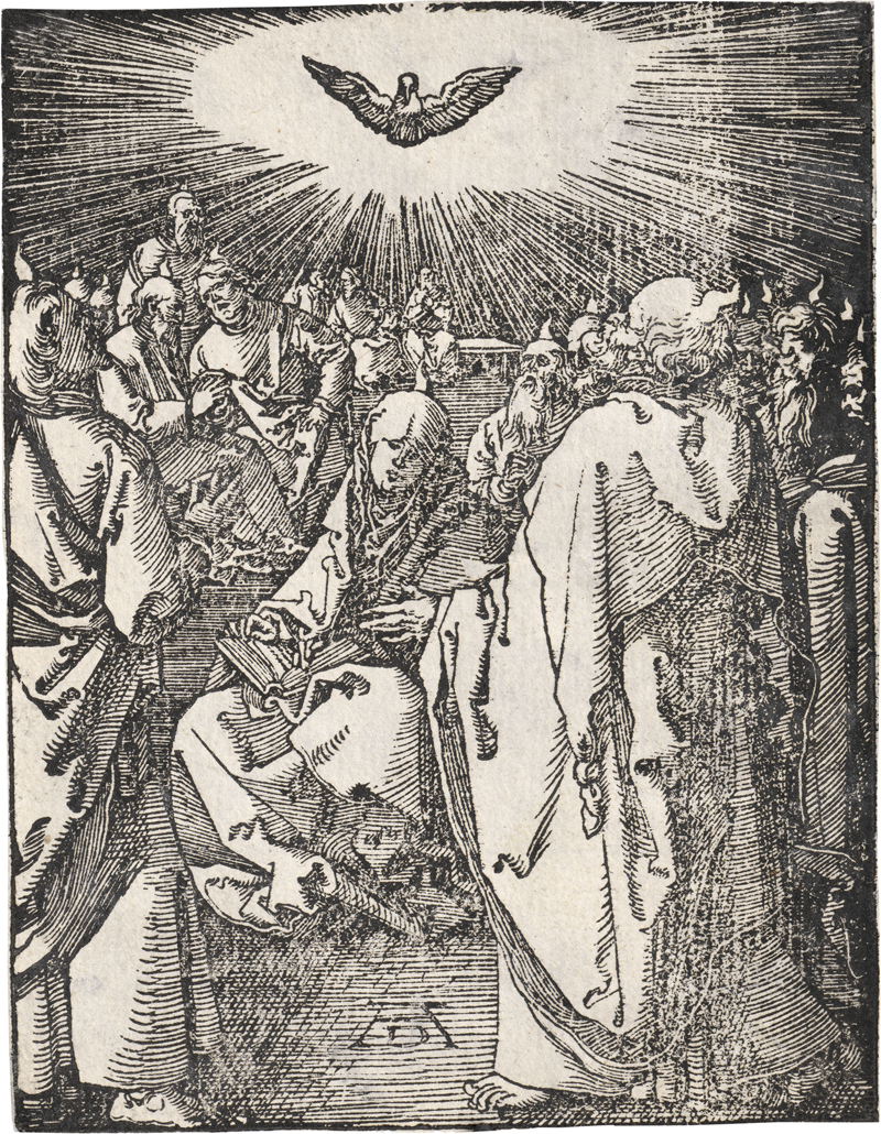 Lot 5494, Auction  127, Dürer, Albrecht, Sendung des heiligen Geistes