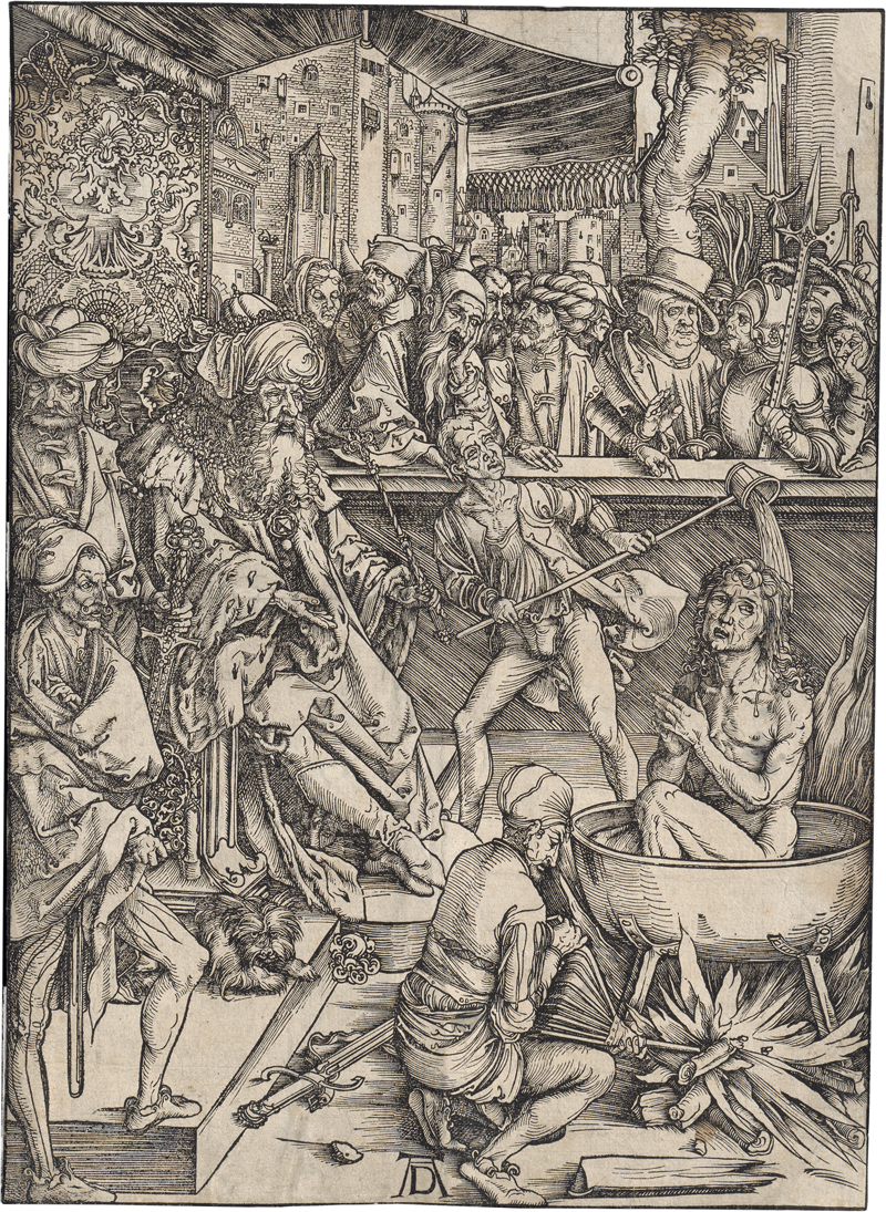 Lot 5495, Auction  127, Dürer, Albrecht, Marter des Evangelisten Johannes.