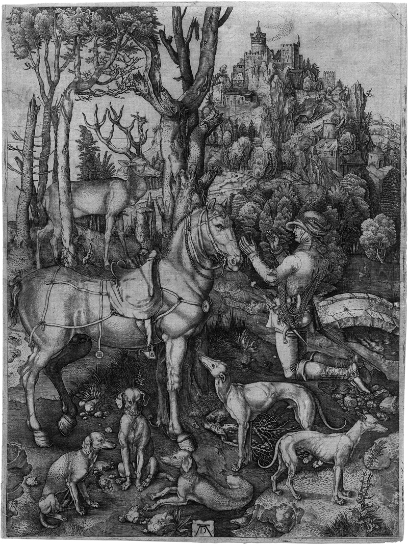 Lot 5502, Auction  127, Dürer, Albrecht - nach, Der hl. Hubertus, auch Eustachius genannt