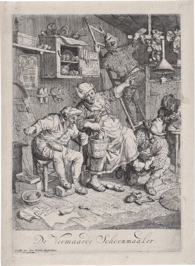 Lot 5505, Auction  127, Dusart, Cornelis, De Vermaarde Schoenmaaker