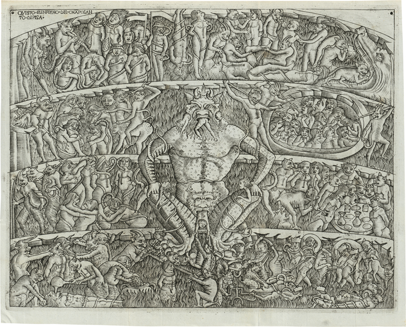 Lot 5510, Auction  127, Florentinisch, um 1490 (?). Inferno