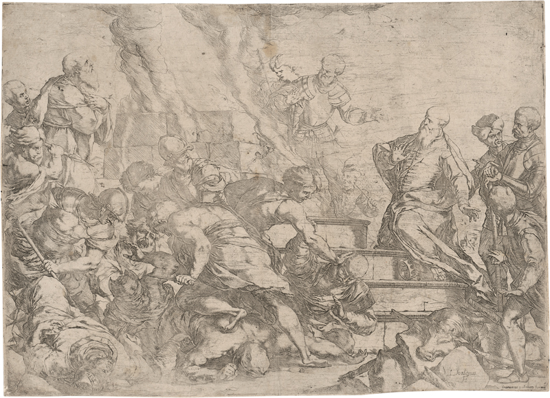 Lot 5516, Auction  127, Giordano, Luca, Das Opfer des Elias